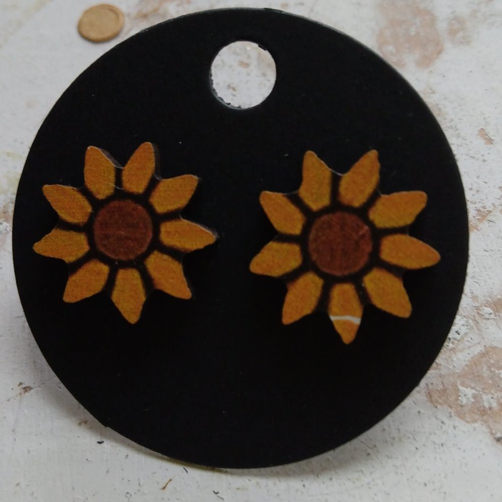 Sunflower Earrings